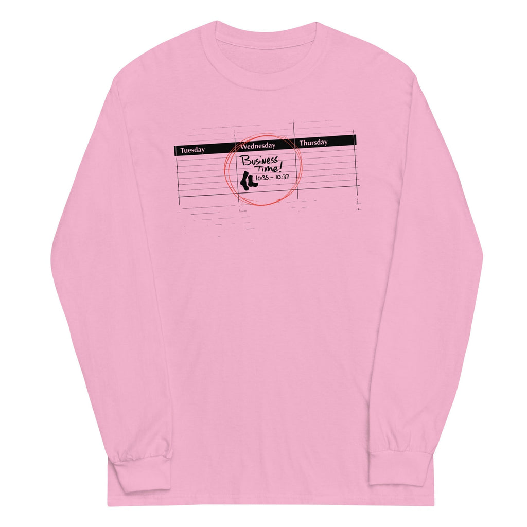It's Business Time Unisex Long Sleeve Tee Hoodie, Sweatshirt | CoreVibeTees.com (Image 5)