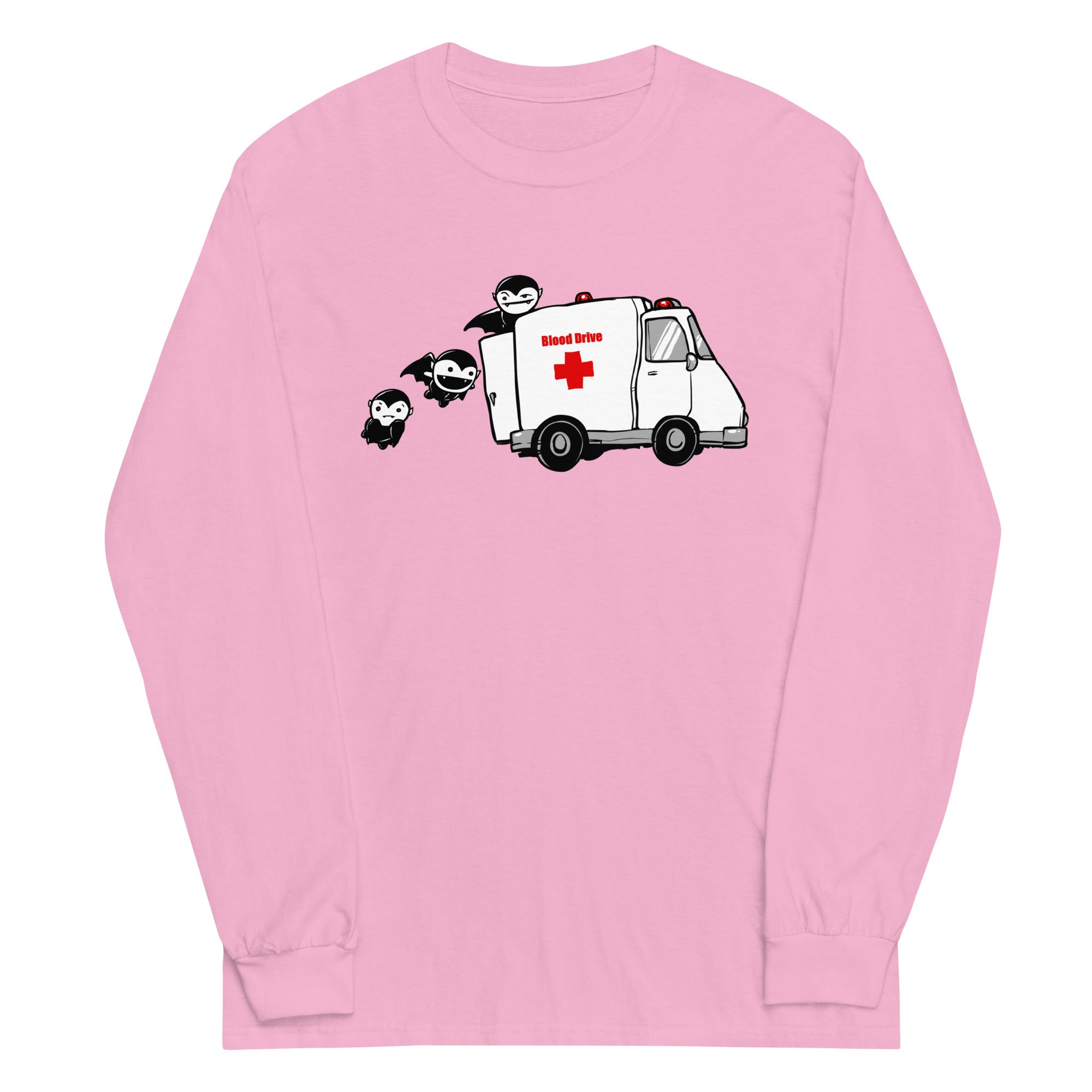 Blood Drive Vampires Unisex Long Sleeve Tee Hoodie, Sweatshirt | CoreVibeTees.com (Image 5)