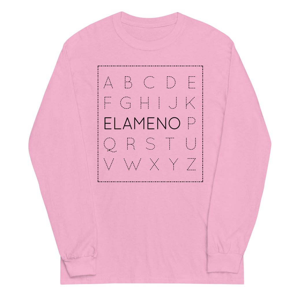 Elameno Unisex Long Sleeve Tee Hoodie, Sweatshirt | CoreVibeTees.com (Image 5)