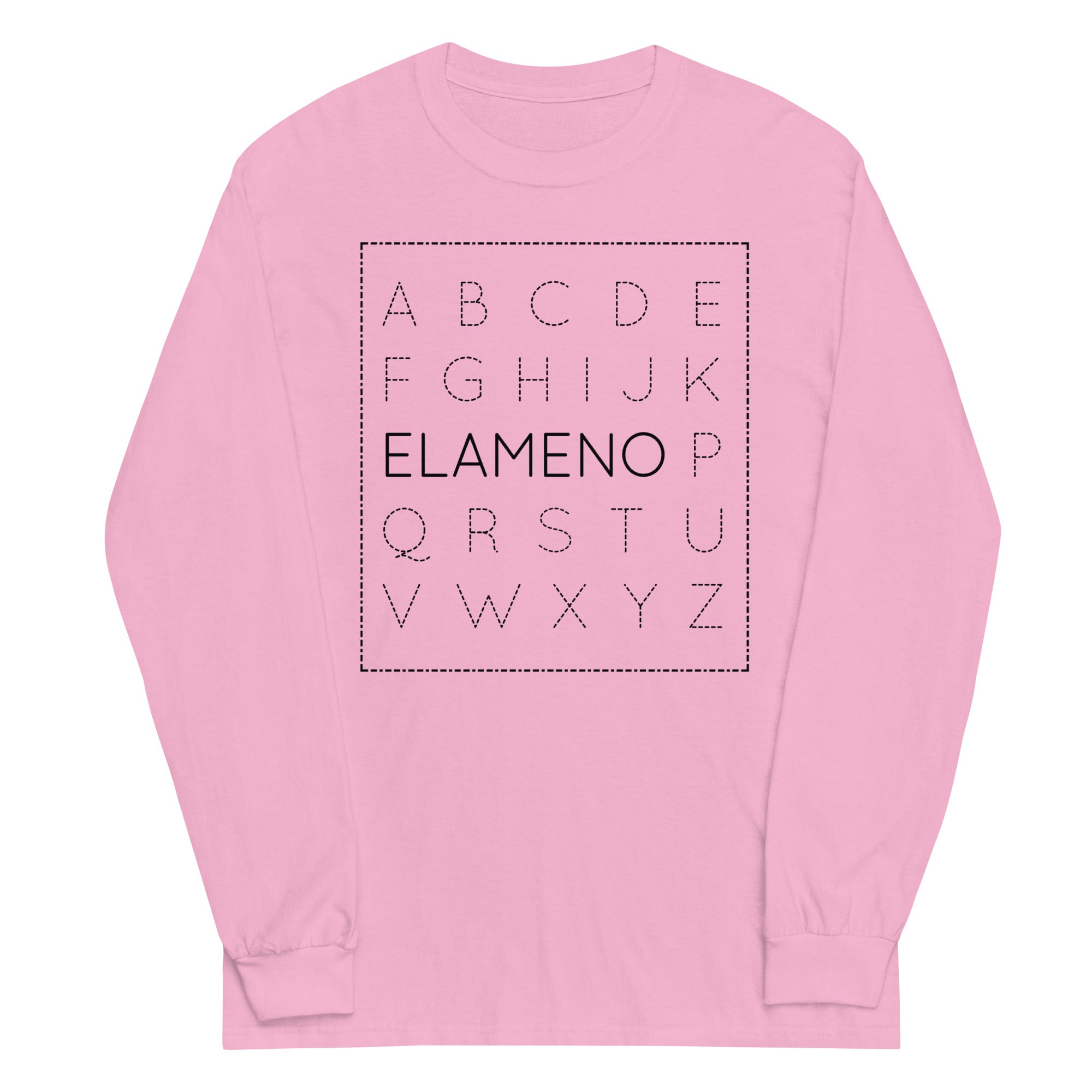 Elameno Unisex Long Sleeve Tee Hoodie, Sweatshirt | CoreVibeTees.com (Image 5)