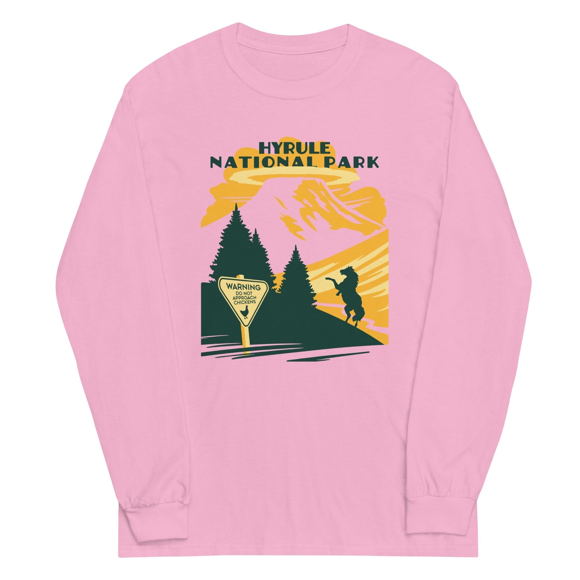 Hyrule National Park Unisex Long Sleeve Tee Hoodie, Sweatshirt | CoreVibeTees.com (Image 4)