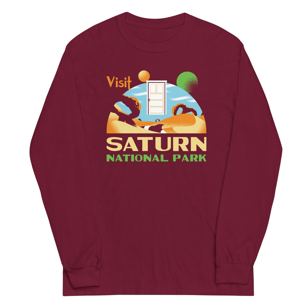 Visit Saturn National Park Unisex Long Sleeve Tee Hoodie, Sweatshirt | CoreVibeTees.com (Image 3)