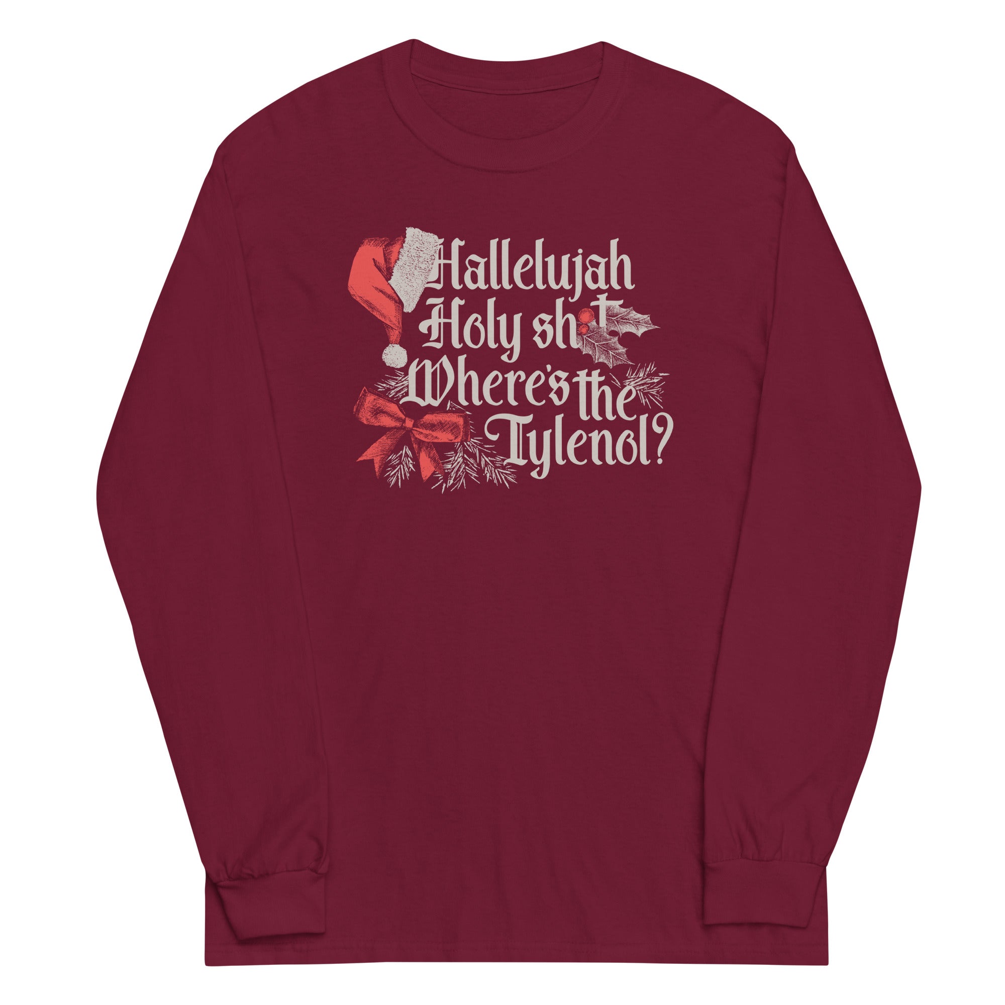 Where's The Tylenol? Unisex Long Sleeve Tee Hoodie, Sweatshirt | CoreVibeTees.com (Image 3)