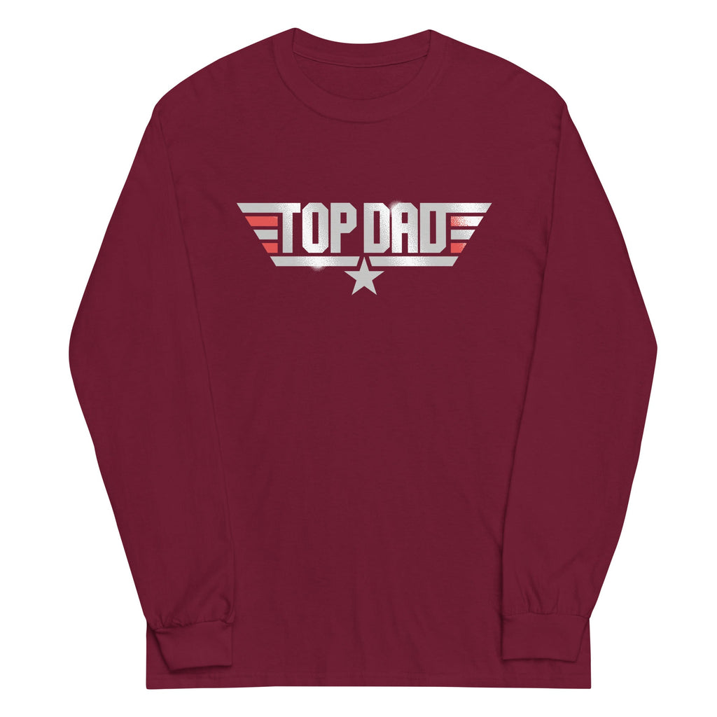 Top Dad Unisex Long Sleeve Tee Hoodie, Sweatshirt | CoreVibeTees.com (Image 3)