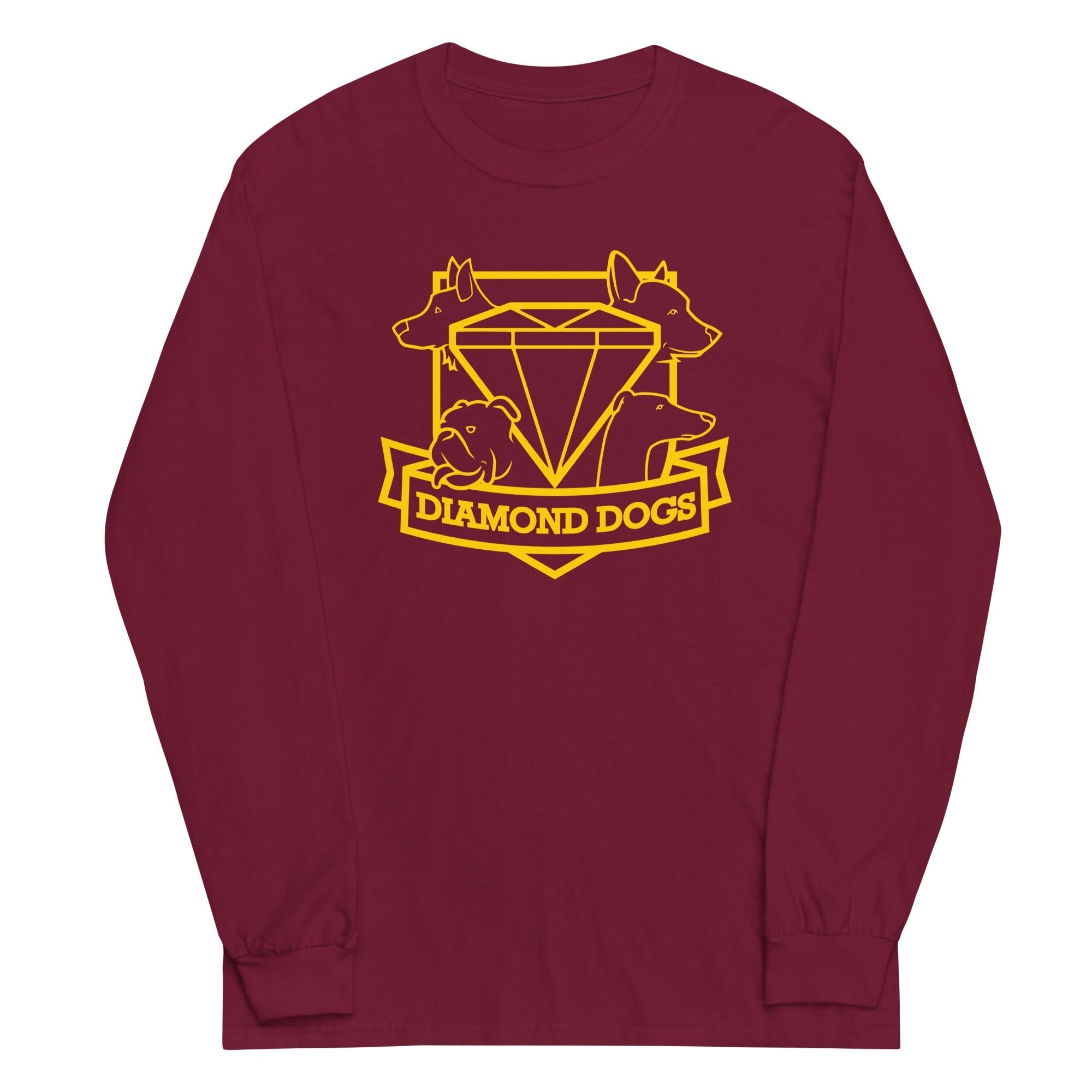 Diamond Dogs Unisex Long Sleeve Tee Hoodie, Sweatshirt | CoreVibeTees.com (Image 4)