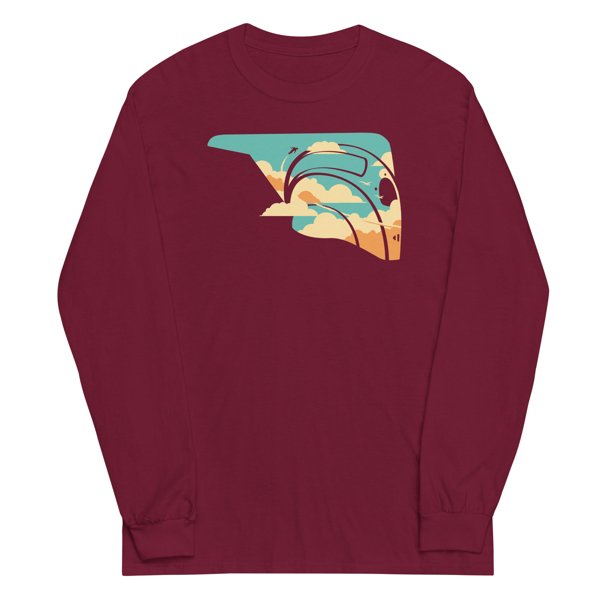 Sky Rocket Unisex Long Sleeve Tee Hoodie, Sweatshirt | CoreVibeTees.com (Image 4)
