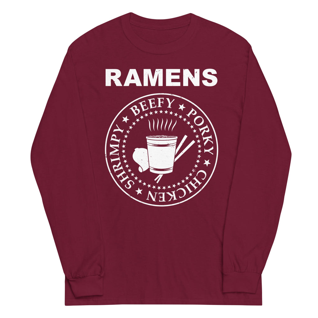 Ramens Unisex Long Sleeve Tee Hoodie, Sweatshirt | CoreVibeTees.com (Image 3)