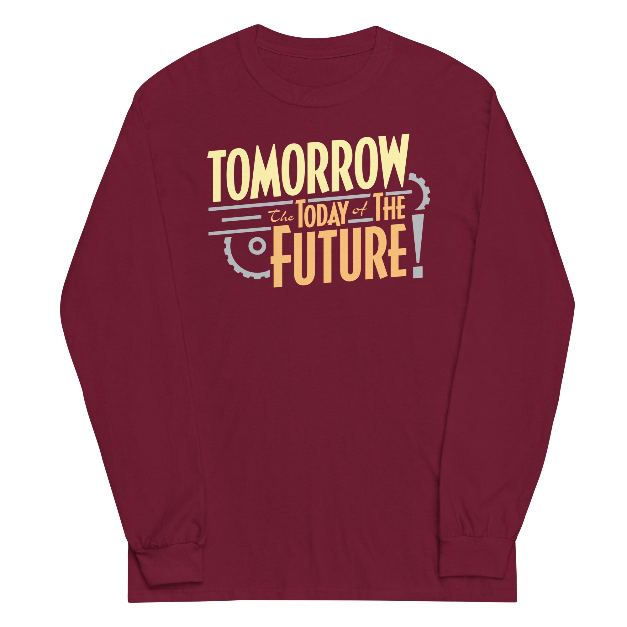 Tomorrow, The Today Of The Future Unisex Long Sleeve Tee Hoodie, Sweatshirt | CoreVibeTees.com (Image 4)