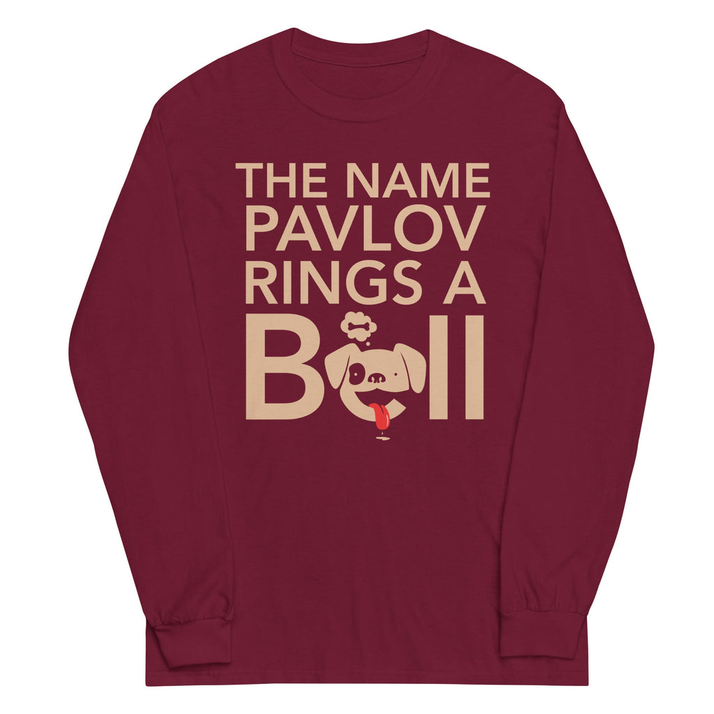 The Name Pavlov Rings A Bell Unisex Long Sleeve Tee Hoodie, Sweatshirt | CoreVibeTees.com (Image 4)