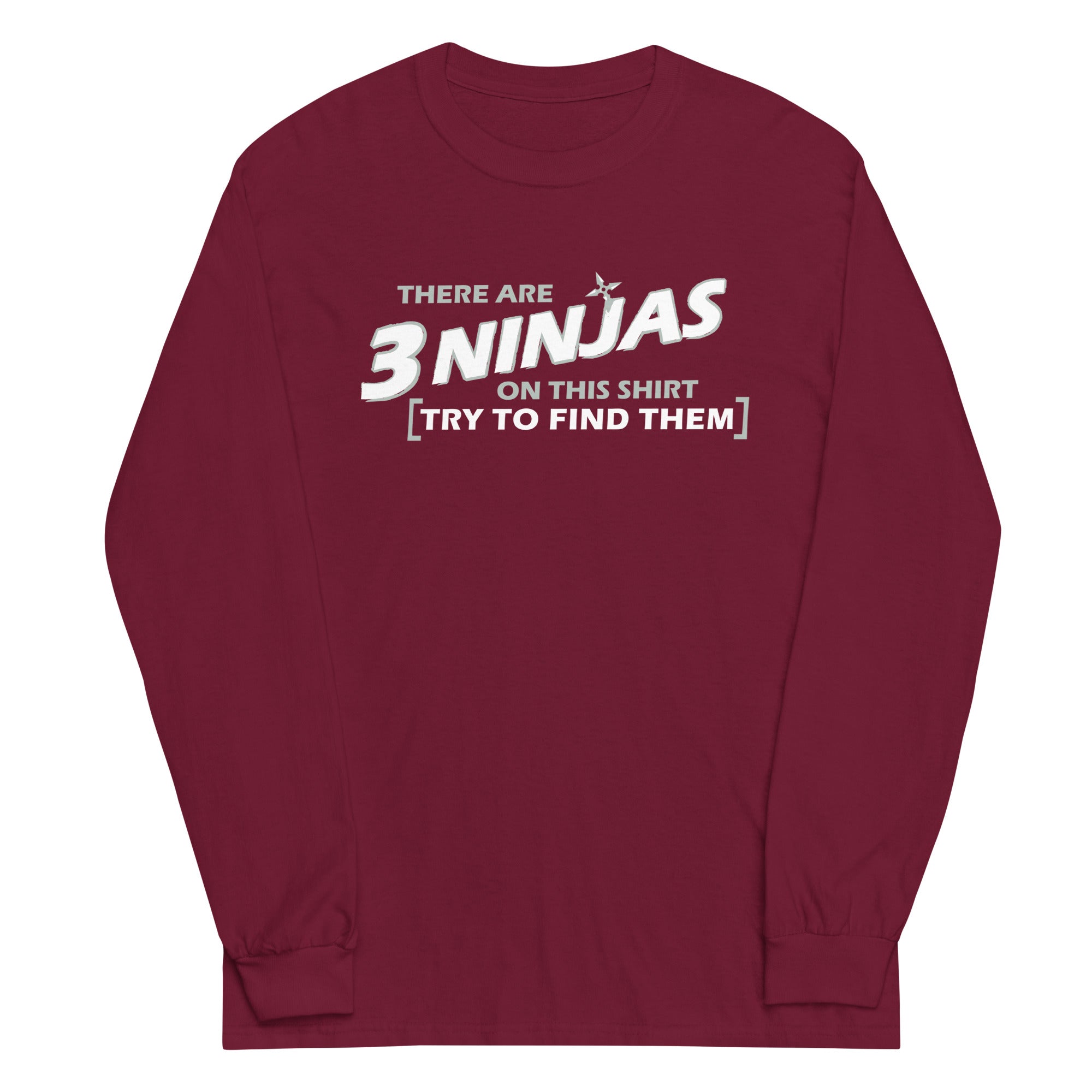 3 Ninjas Unisex Long Sleeve Tee Hoodie, Sweatshirt | CoreVibeTees.com (Image 3)