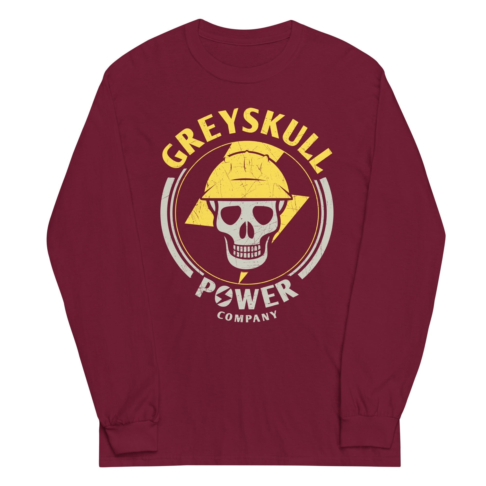 Greyskull Power Company Unisex Long Sleeve Tee Hoodie, Sweatshirt | CoreVibeTees.com (Image 4)