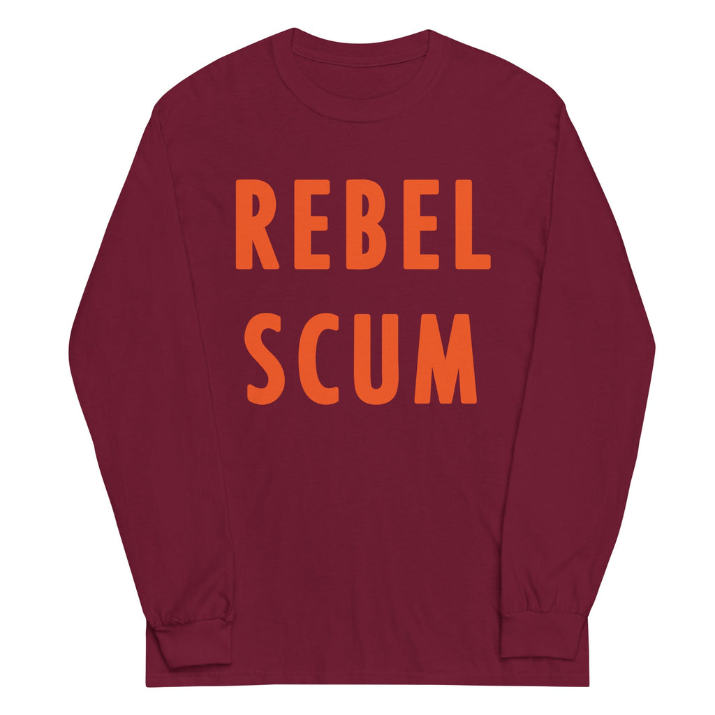 Rebel Scum Unisex Long Sleeve Tee Hoodie, Sweatshirt | CoreVibeTees.com (Image 3)
