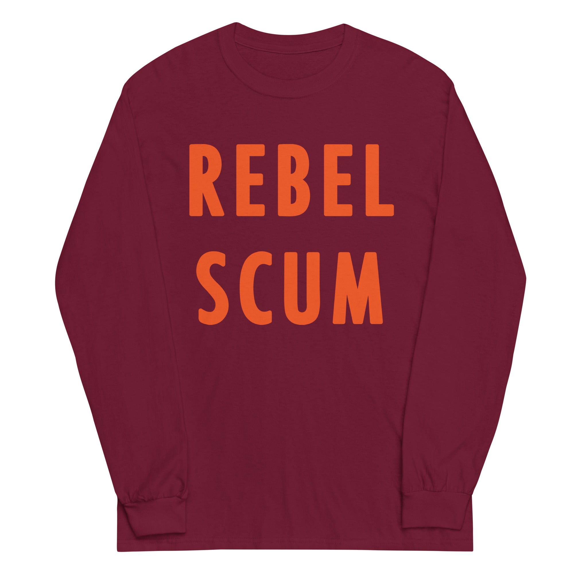 Rebel Scum Unisex Long Sleeve Tee Hoodie, Sweatshirt | CoreVibeTees.com (Image 3)