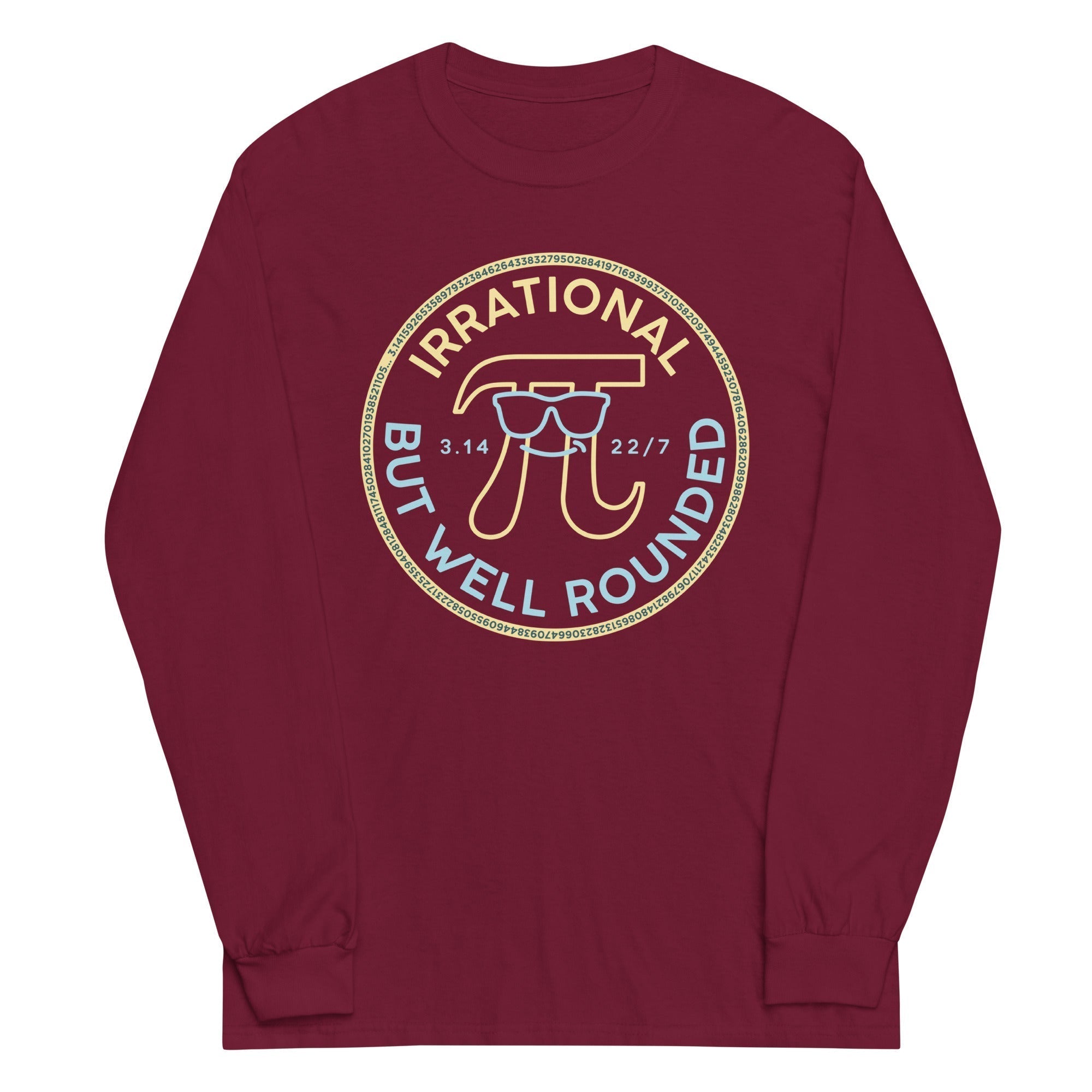 Irrational But Well Rounded Unisex Long Sleeve Tee Hoodie, Sweatshirt | CoreVibeTees.com (Image 3)