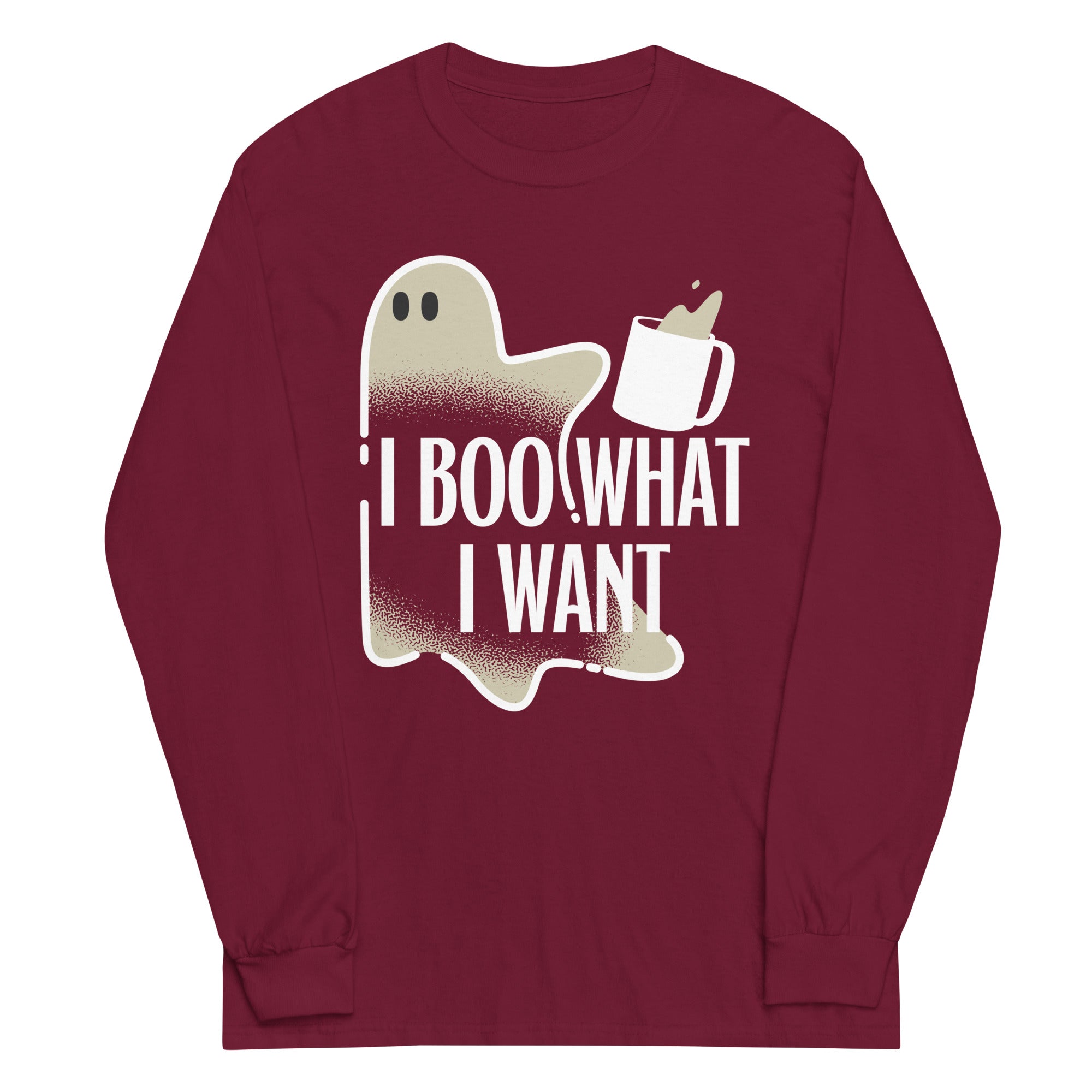 I Boo What I Want Unisex Long Sleeve Tee Hoodie, Sweatshirt | CoreVibeTees.com (Image 3)