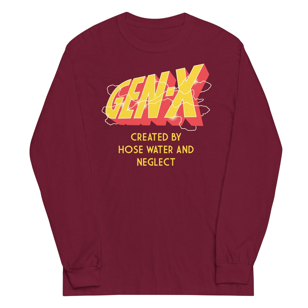 Gen-X Unisex Long Sleeve Tee Hoodie, Sweatshirt | CoreVibeTees.com (Image 3)