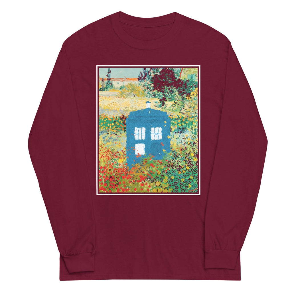 Garden In Bloom Unisex Long Sleeve Tee Hoodie, Sweatshirt | CoreVibeTees.com (Image 2)