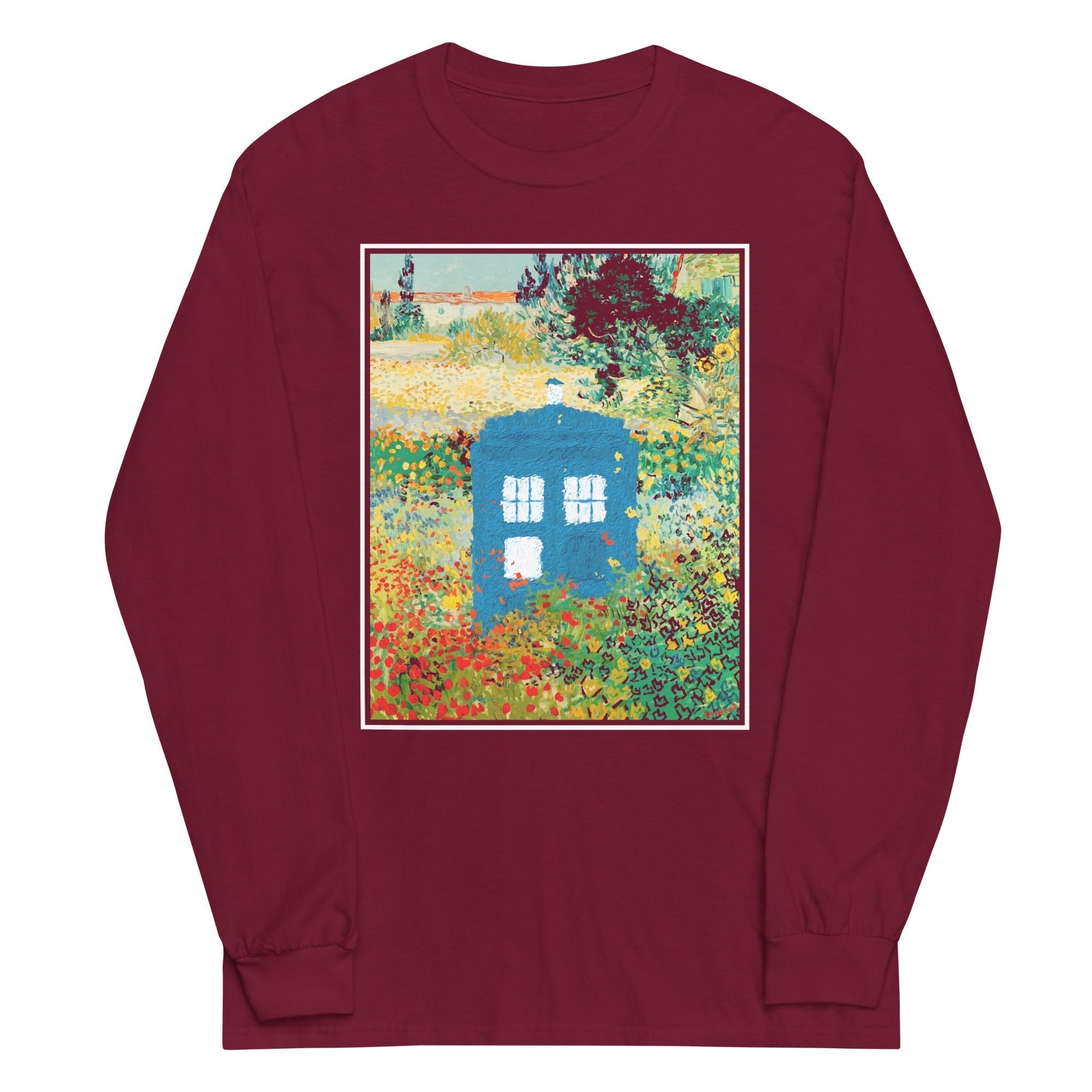 Garden In Bloom Unisex Long Sleeve Tee Hoodie, Sweatshirt | CoreVibeTees.com (Image 2)