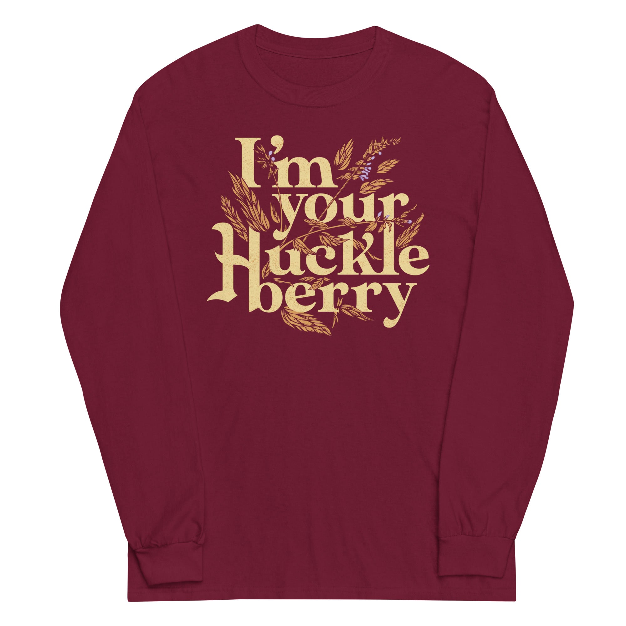 I'm Your Huckleberry Unisex Long Sleeve Tee Hoodie, Sweatshirt | CoreVibeTees.com (Image 2)