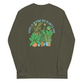 Home Is Where The Plants Are Unisex Long Sleeve Tee Hoodie, Sweatshirt | CoreVibeTees.com (Image 1)