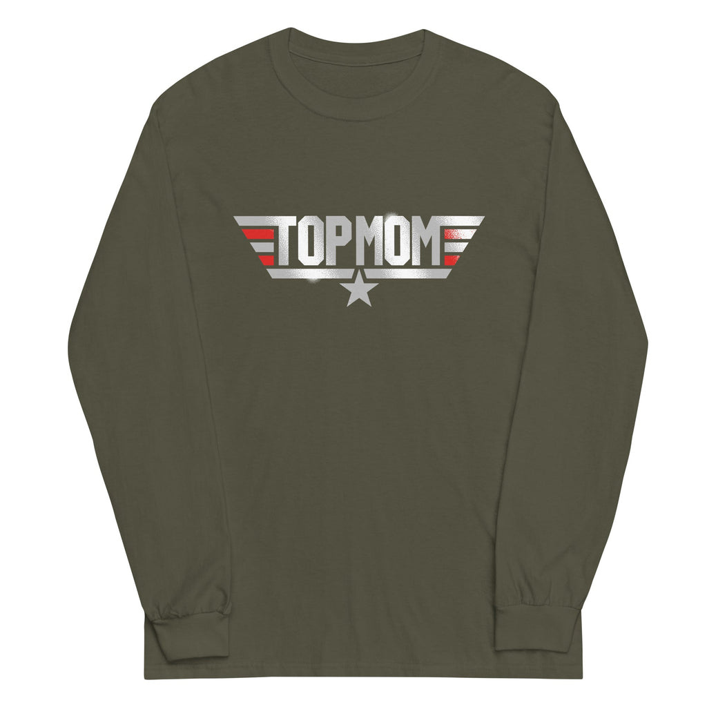 Top Mom Unisex Long Sleeve Tee Hoodie, Sweatshirt | CoreVibeTees.com (Image 4)