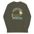 Emotional Support Opossum Unisex Long Sleeve Tee Hoodie, Sweatshirt | CoreVibeTees.com (Image 1)
