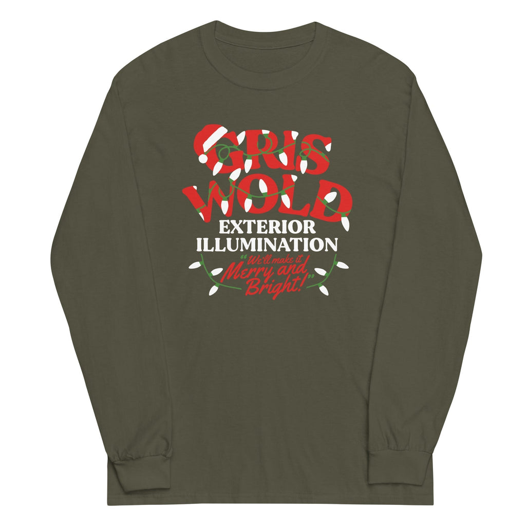 Griswold Exterior Illumination Unisex Long Sleeve Tee Hoodie, Sweatshirt | CoreVibeTees.com (Image 4)