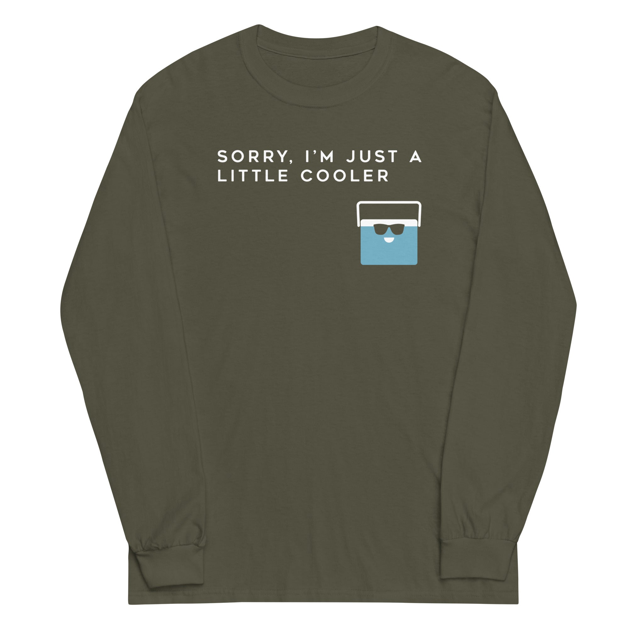 Sorry, I'm Just A Little Cooler Unisex Long Sleeve Tee Hoodie, Sweatshirt | CoreVibeTees.com (Image 4)
