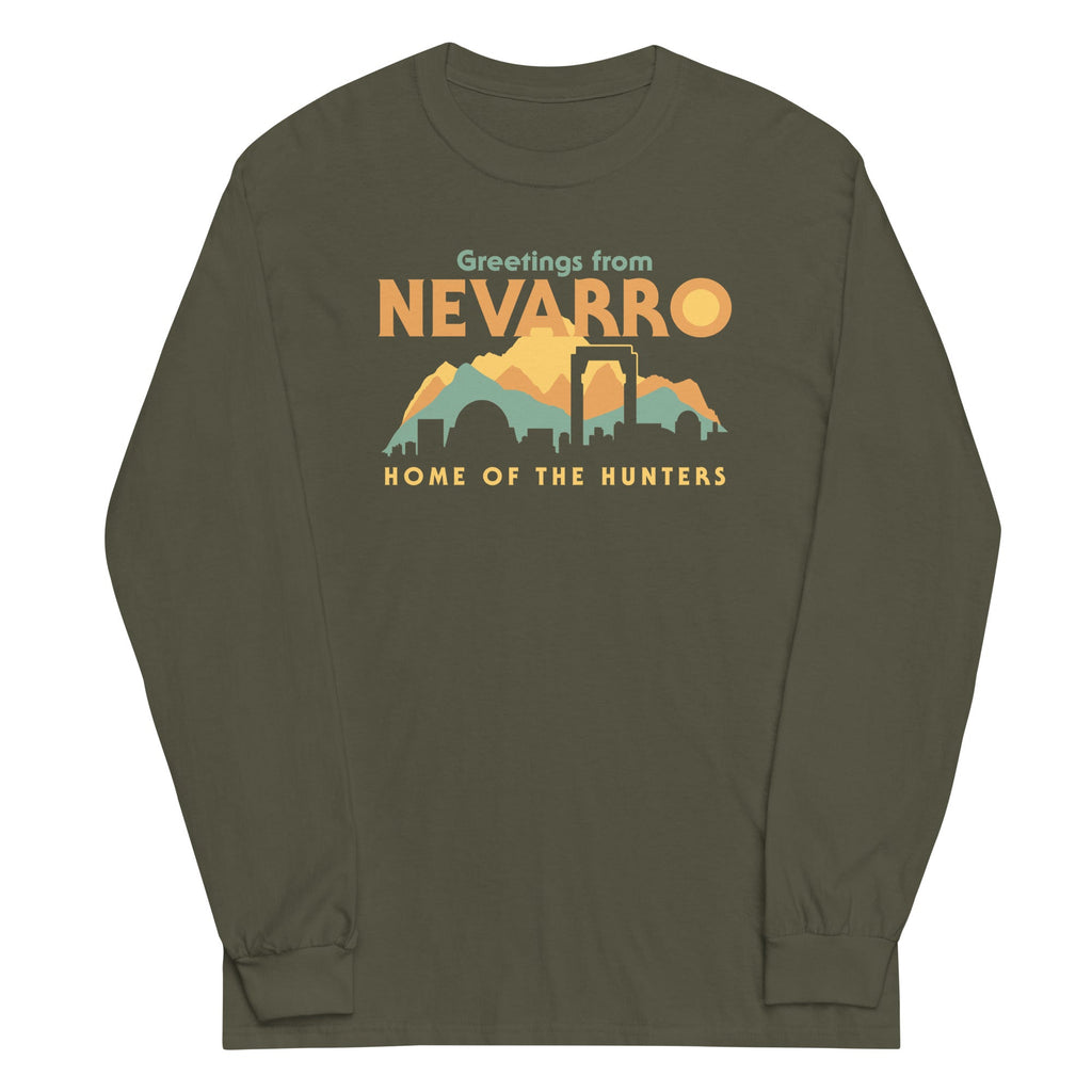Greetings From Nevarro Unisex Long Sleeve Tee Hoodie, Sweatshirt | CoreVibeTees.com (Image 5)