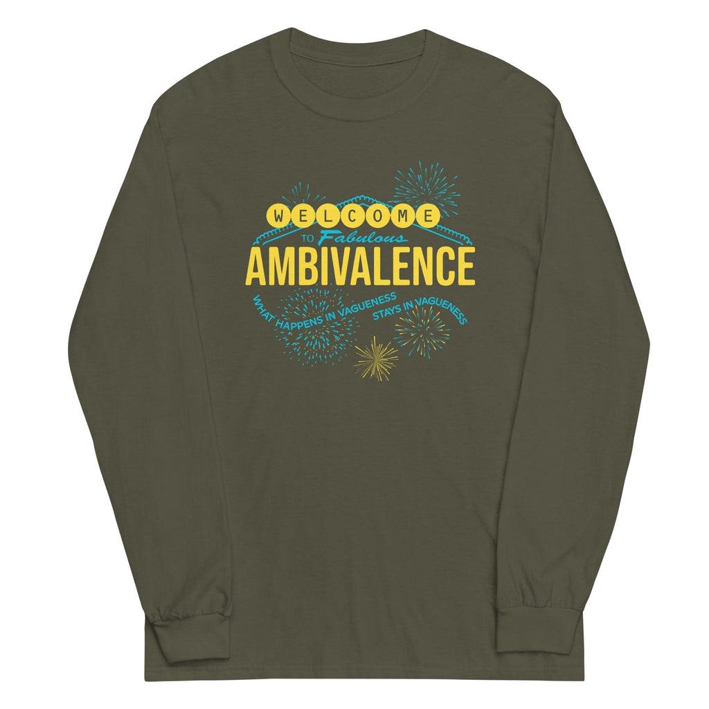 Welcome To Fabulous Ambivalence Unisex Long Sleeve Tee Hoodie, Sweatshirt | CoreVibeTees.com (Image 5)