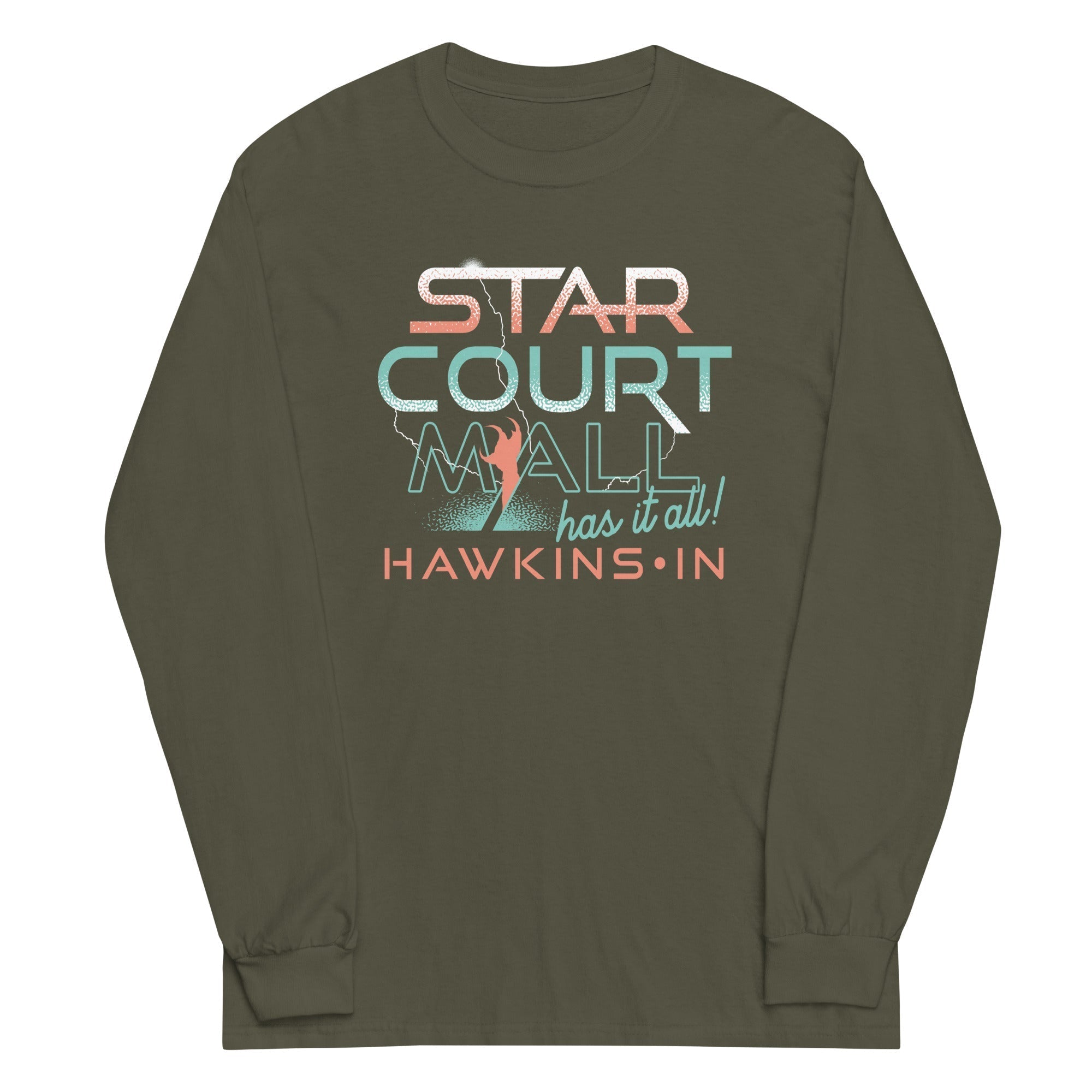 Starcourt Mall Unisex Long Sleeve Tee Hoodie, Sweatshirt | CoreVibeTees.com (Image 1)