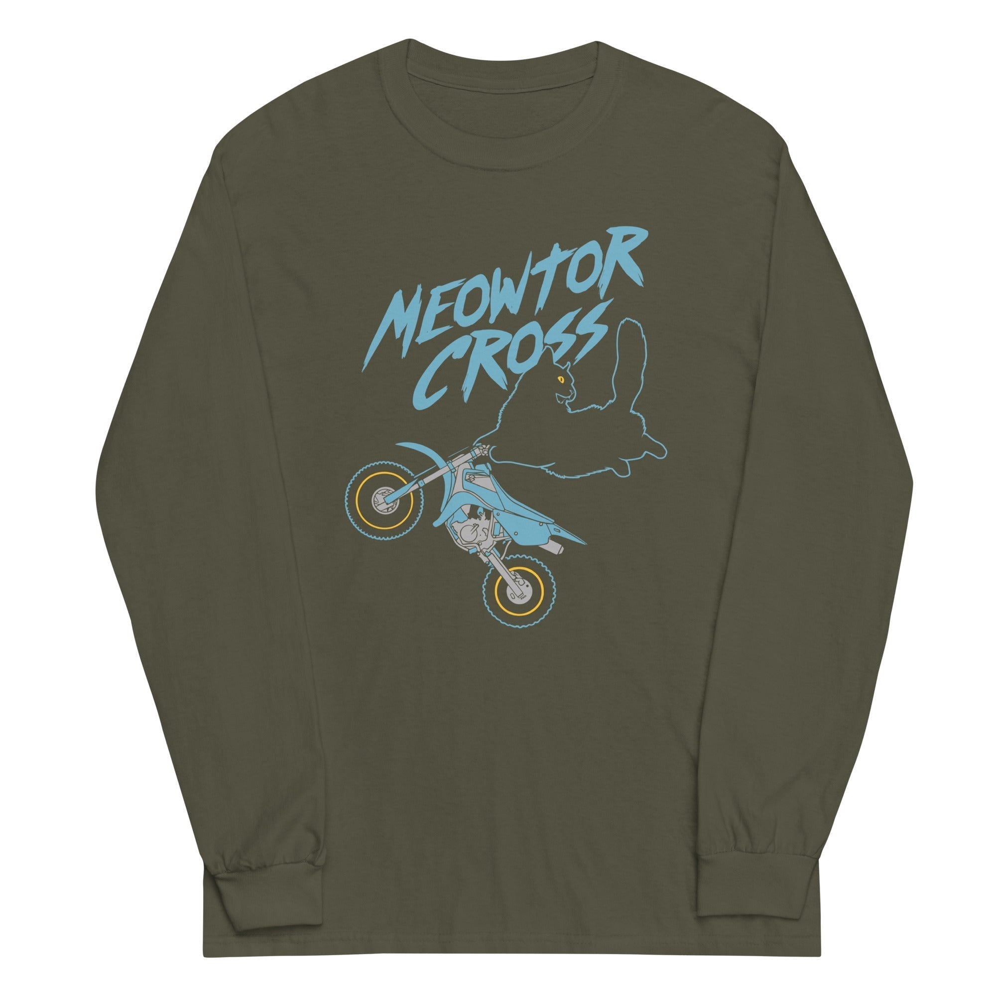 Meowtor Cross Unisex Long Sleeve Tee Hoodie, Sweatshirt | CoreVibeTees.com (Image 3)