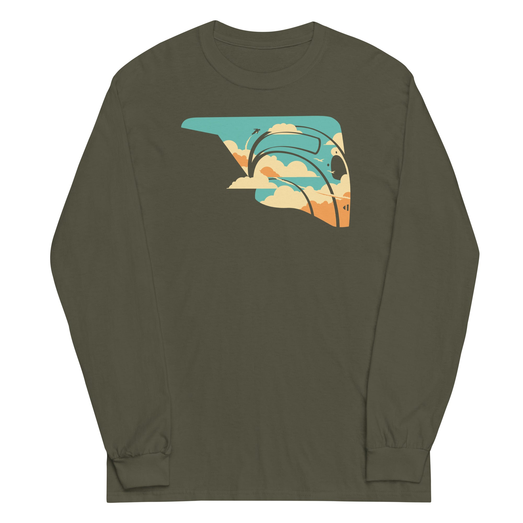 Sky Rocket Unisex Long Sleeve Tee Hoodie, Sweatshirt | CoreVibeTees.com (Image 1)