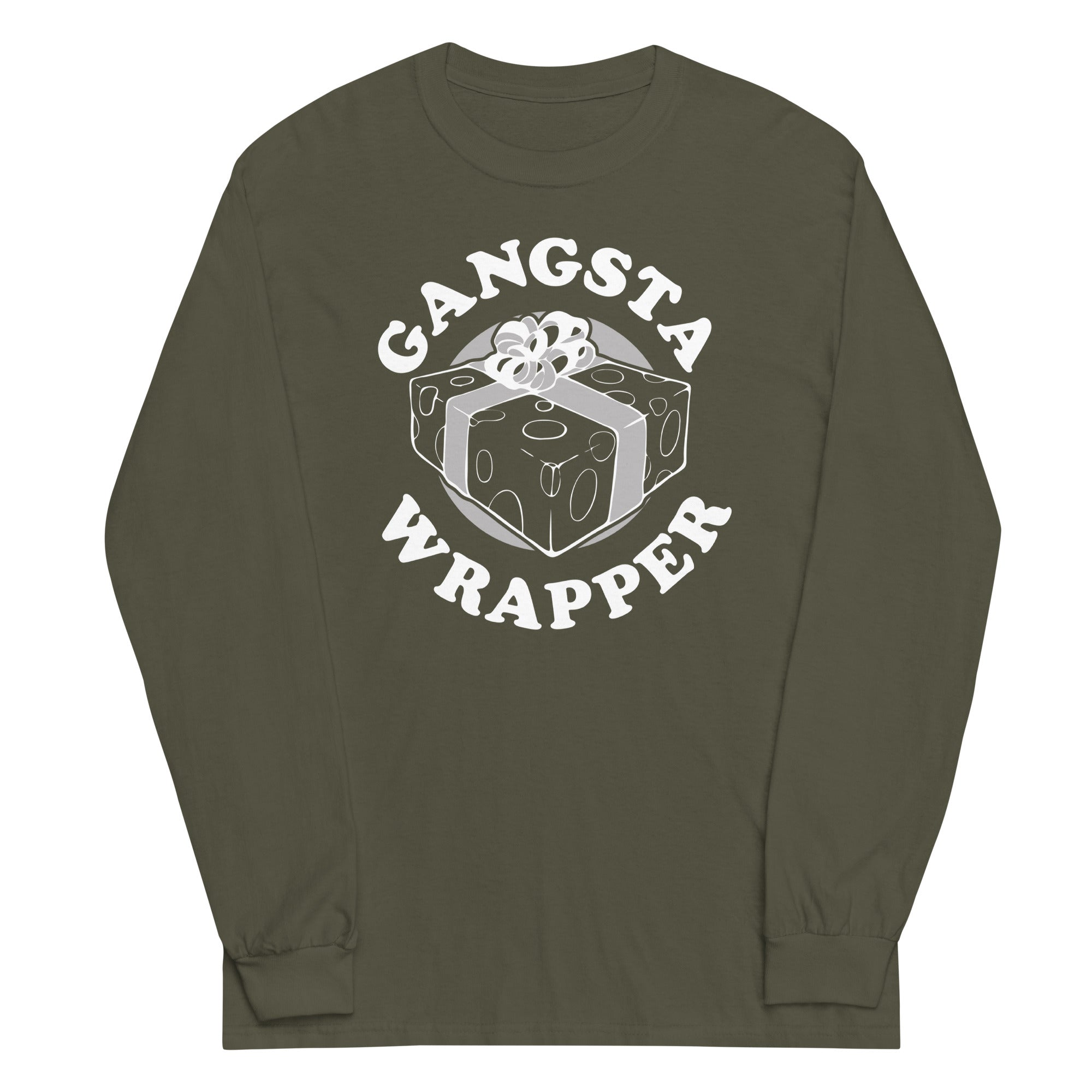 Gangsta Wrapper Unisex Long Sleeve Tee Hoodie, Sweatshirt | CoreVibeTees.com (Image 5)