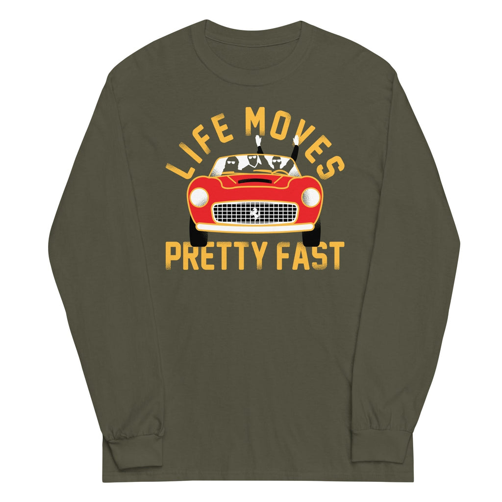 Life Moves Pretty Fast Unisex Long Sleeve Tee Hoodie, Sweatshirt | CoreVibeTees.com (Image 3)