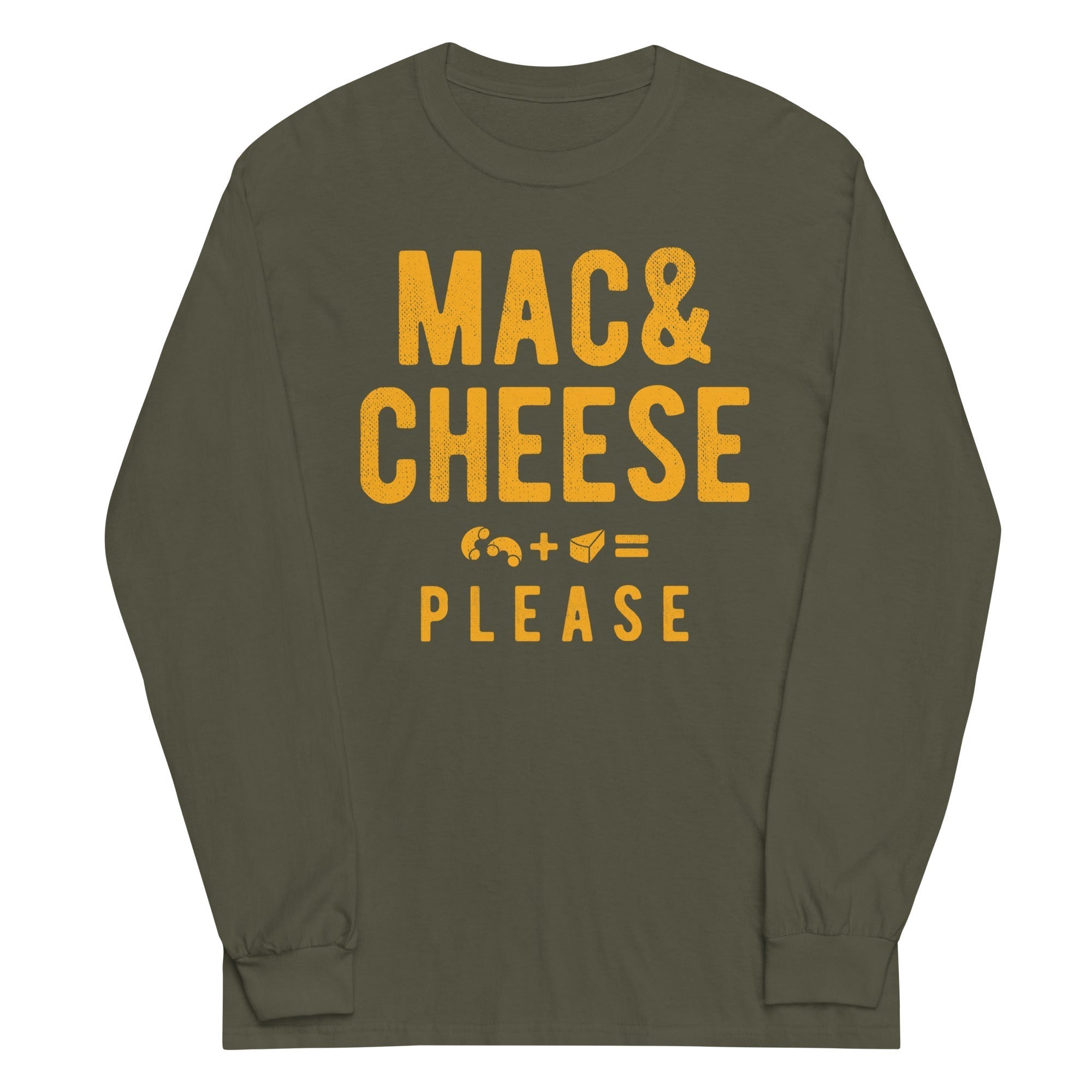 Mac And Cheese Please Unisex Long Sleeve Tee Hoodie, Sweatshirt | CoreVibeTees.com (Image 5)