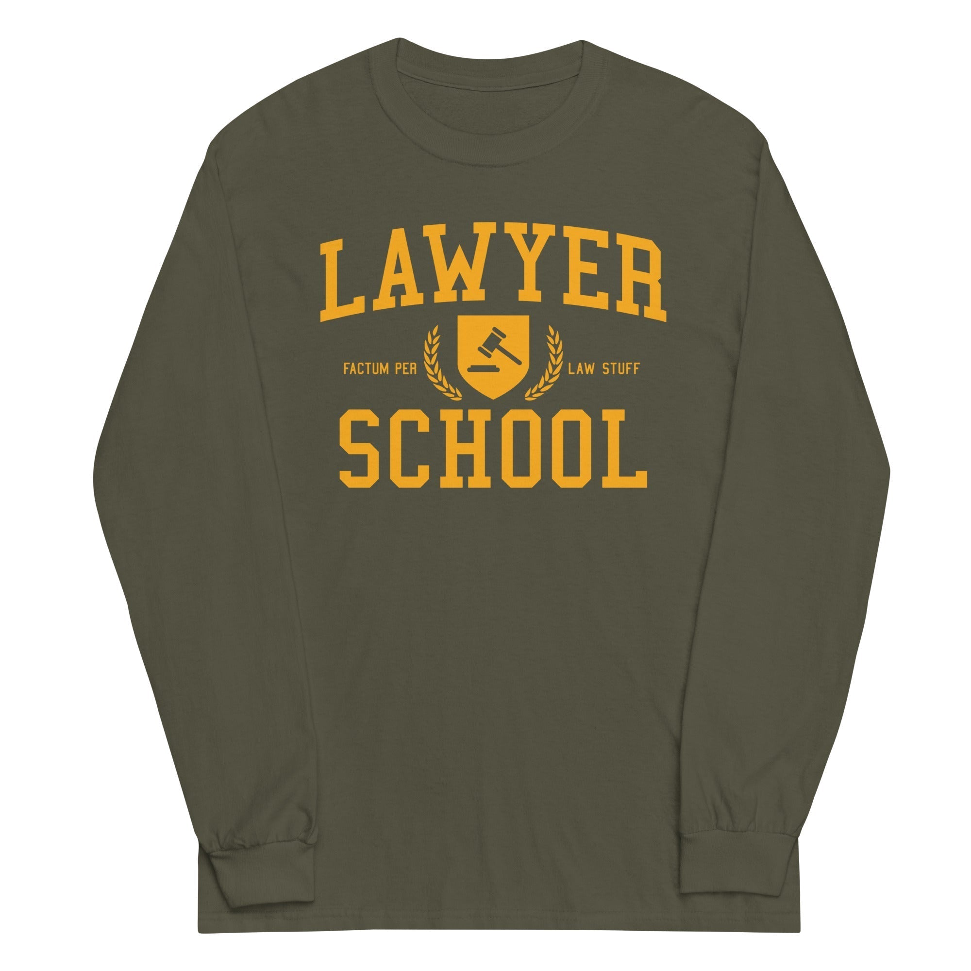 Lawyer School Unisex Long Sleeve Tee Hoodie, Sweatshirt | CoreVibeTees.com (Image 5)