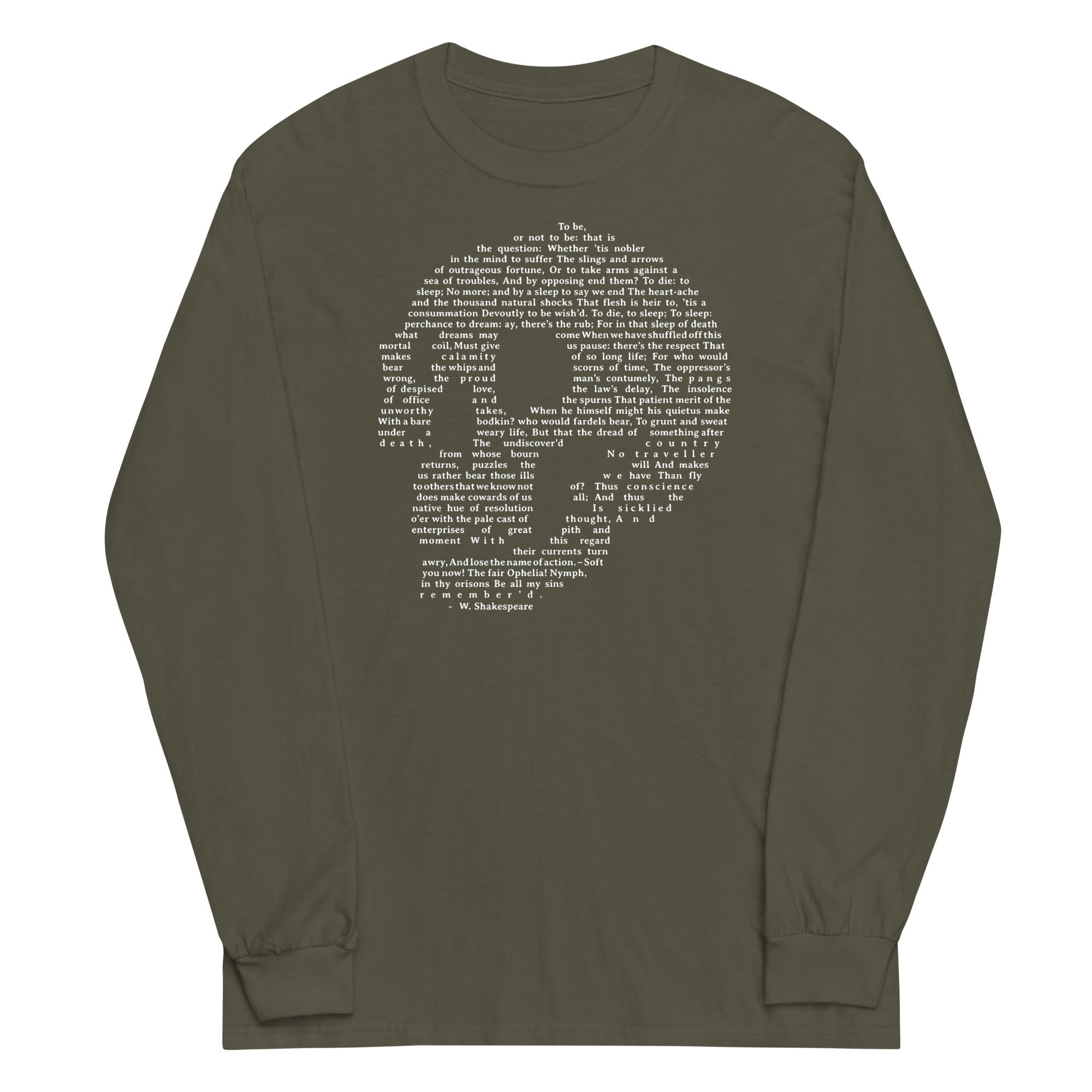 Hamlet Soliloquy Unisex Long Sleeve Tee Hoodie, Sweatshirt | CoreVibeTees.com (Image 5)
