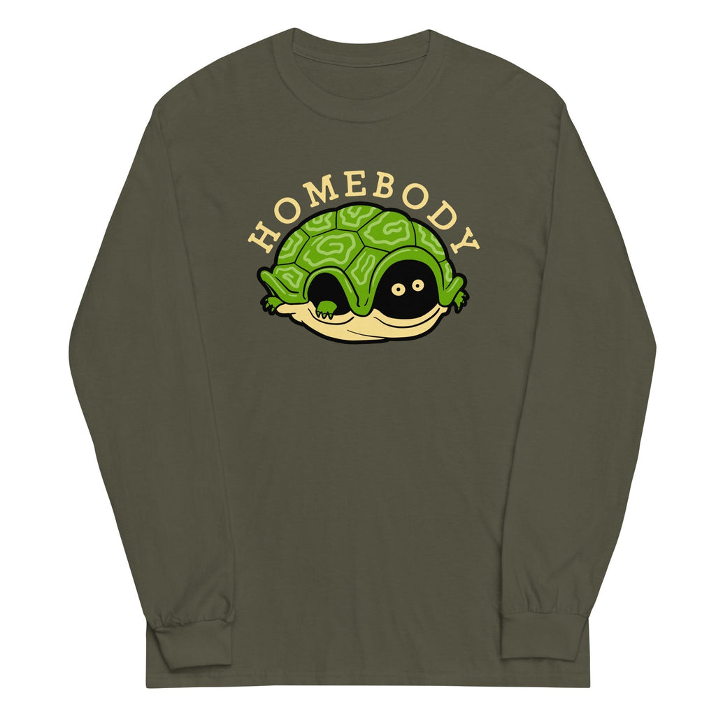 Homebody Unisex Long Sleeve Tee Hoodie, Sweatshirt | CoreVibeTees.com (Image 4)