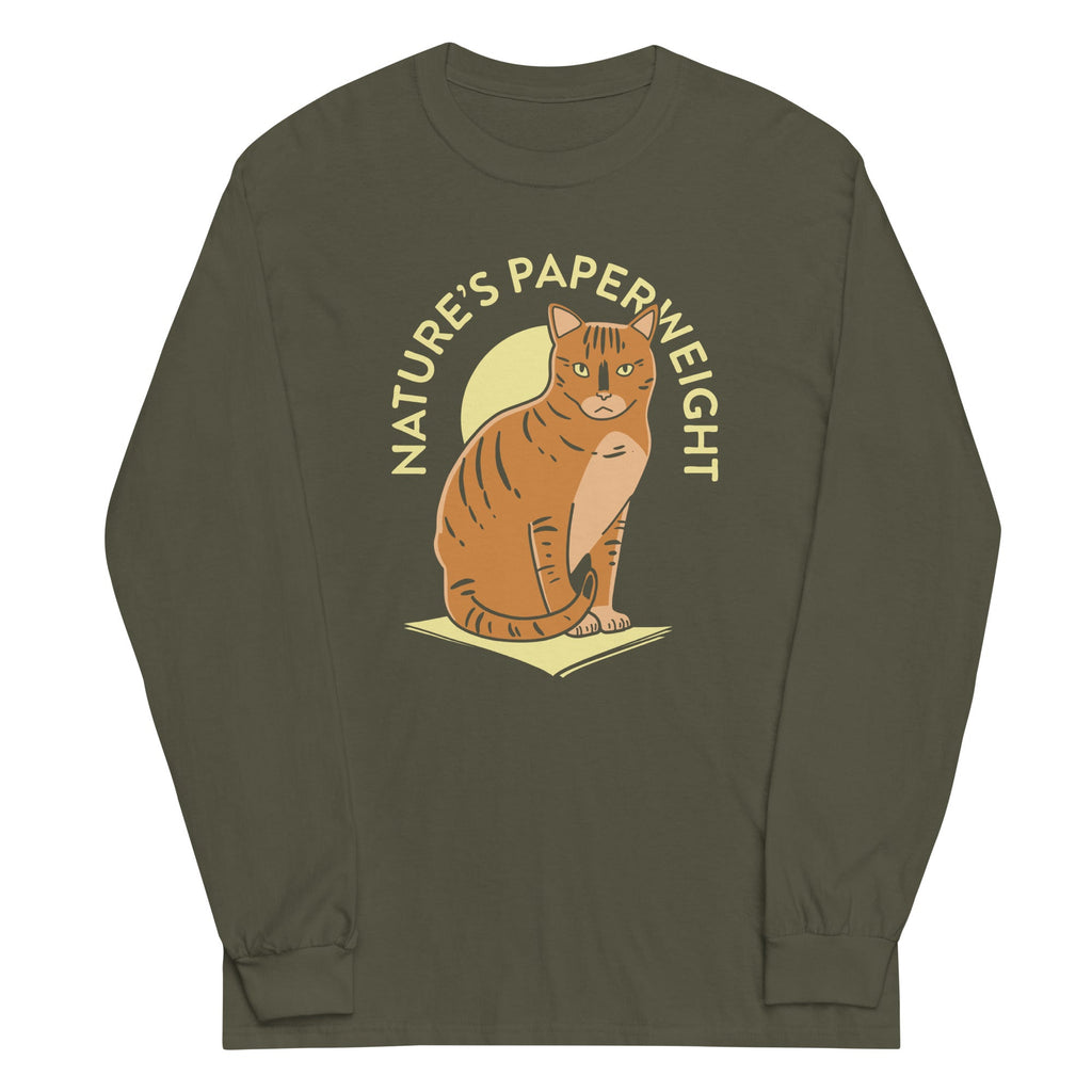 Nature's Paperweight Unisex Long Sleeve Tee Hoodie, Sweatshirt | CoreVibeTees.com (Image 4)