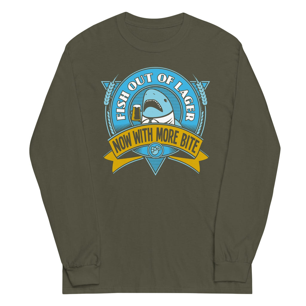 Fish Out Of Lager Unisex Long Sleeve Tee Hoodie, Sweatshirt | CoreVibeTees.com (Image 5)