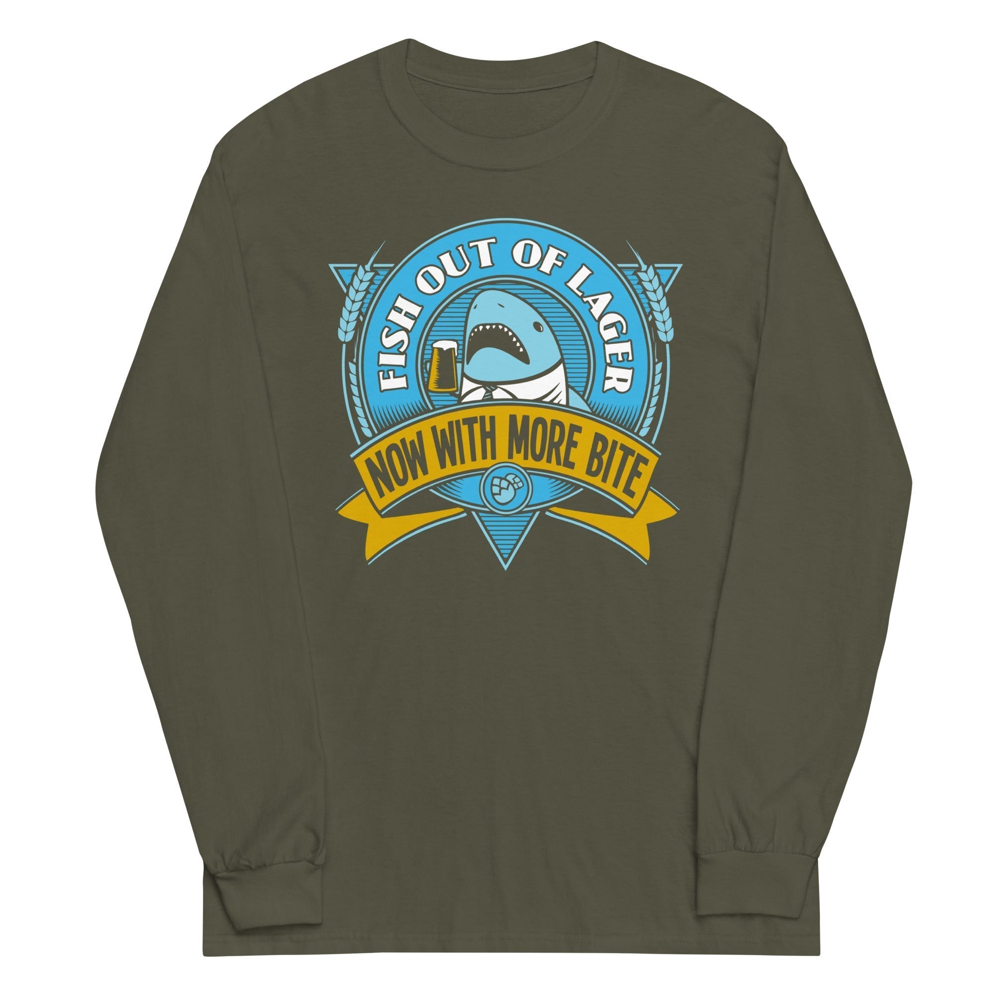 Fish Out Of Lager Unisex Long Sleeve Tee Hoodie, Sweatshirt | CoreVibeTees.com (Image 5)