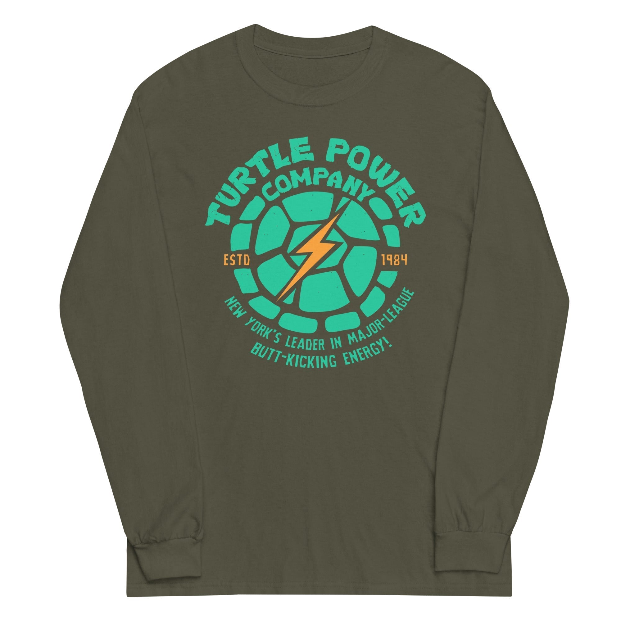 Turtle Power Company Unisex Long Sleeve Tee Hoodie, Sweatshirt | CoreVibeTees.com (Image 3)