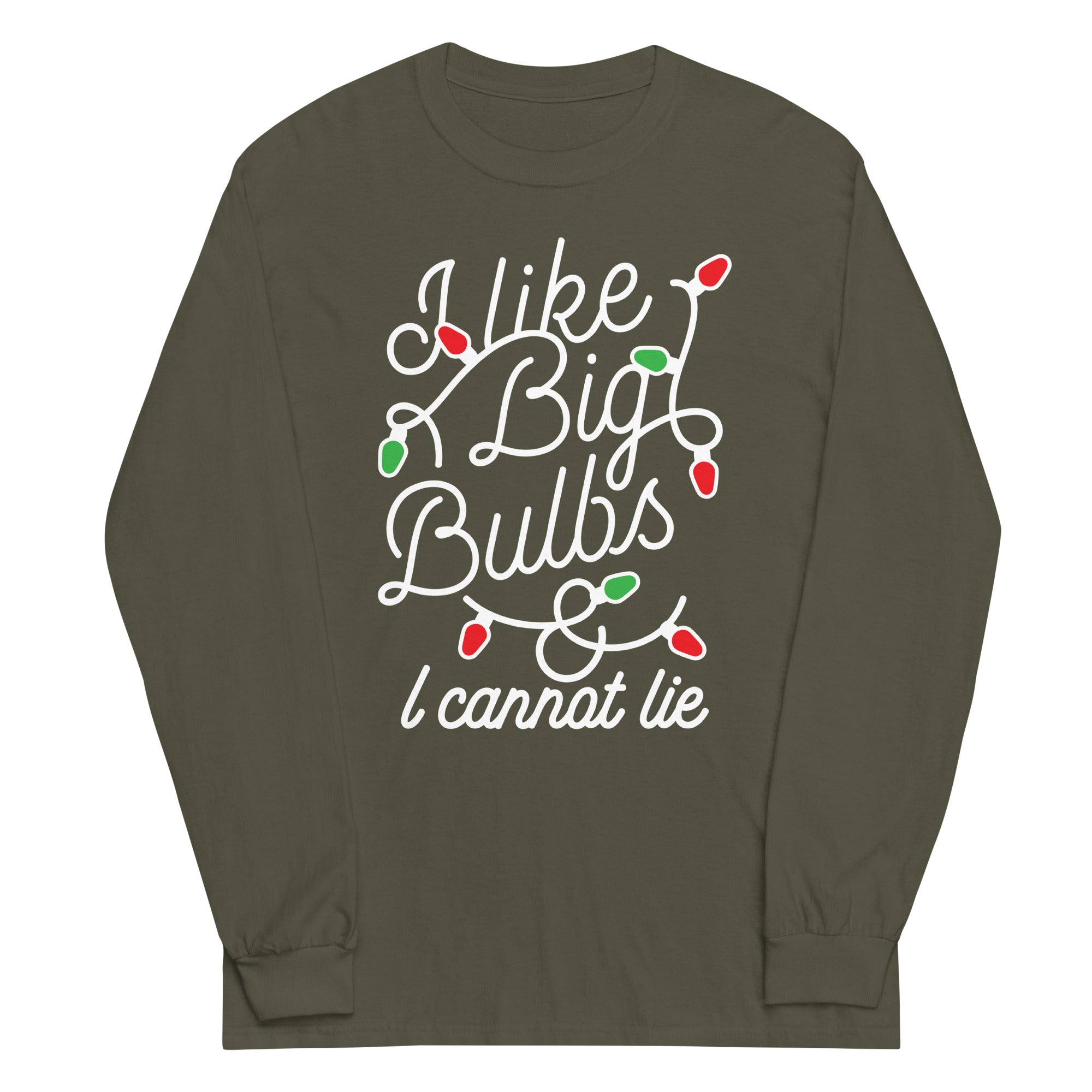 I Like Big Bulbs & I Cannot Lie Unisex Long Sleeve Tee Hoodie, Sweatshirt | CoreVibeTees.com (Image 1)