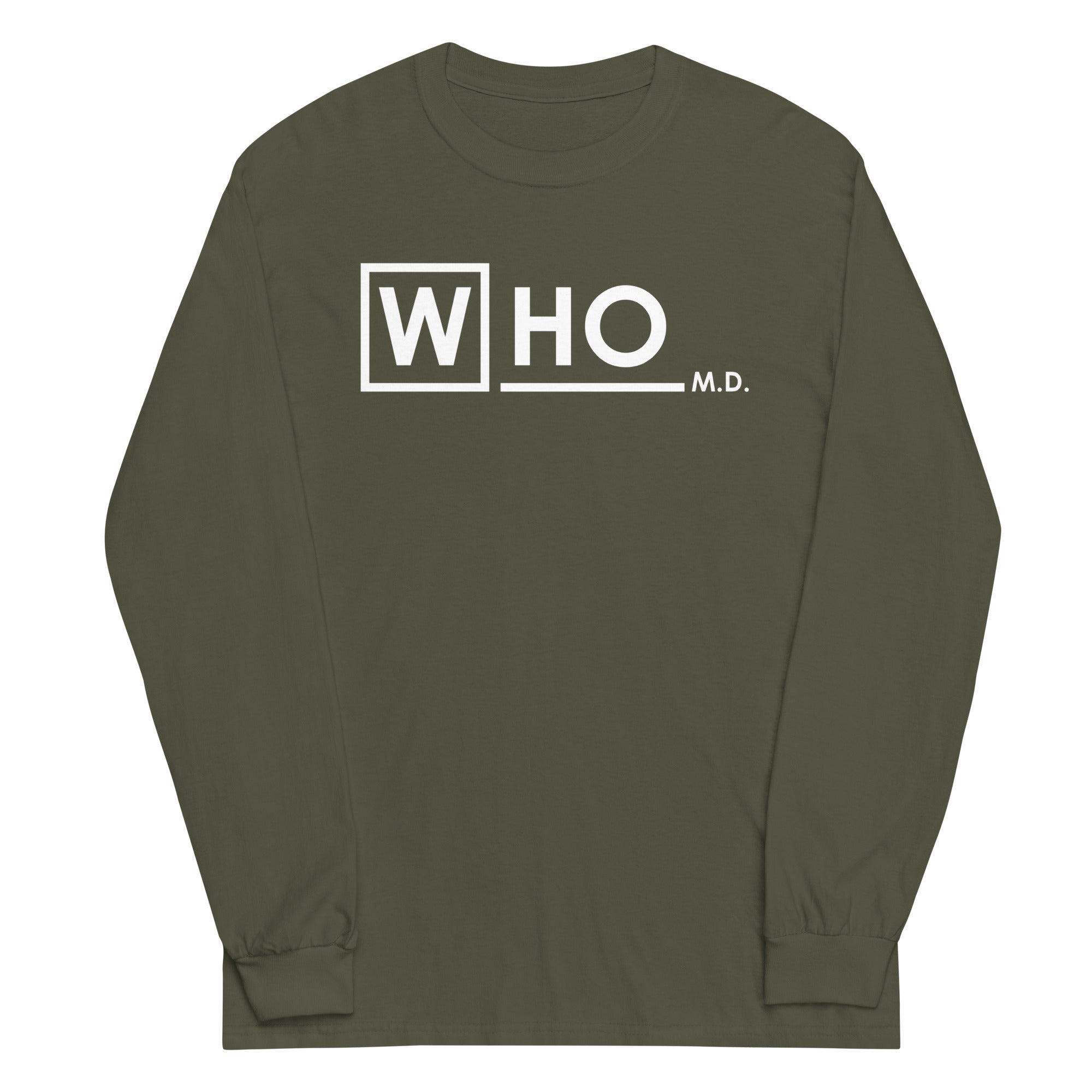 Who MD Unisex Long Sleeve Tee Hoodie, Sweatshirt | CoreVibeTees.com (Image 5)