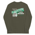 Greetings From Albuquerque Unisex Long Sleeve Tee Hoodie, Sweatshirt | CoreVibeTees.com (Image 1)