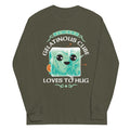 Gelatinous Cube Loves To Hug Unisex Long Sleeve Tee Hoodie, Sweatshirt | CoreVibeTees.com (Image 1)