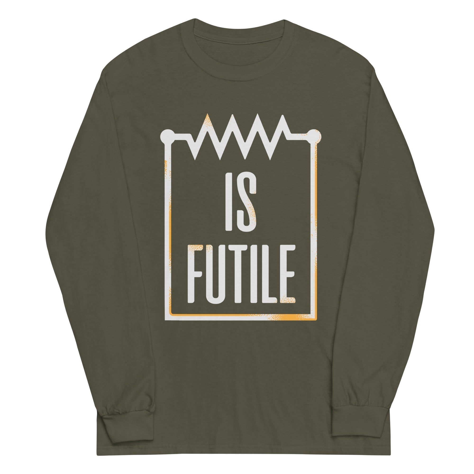 Resistor Is Futile Unisex Long Sleeve Tee Hoodie, Sweatshirt | CoreVibeTees.com (Image 1)