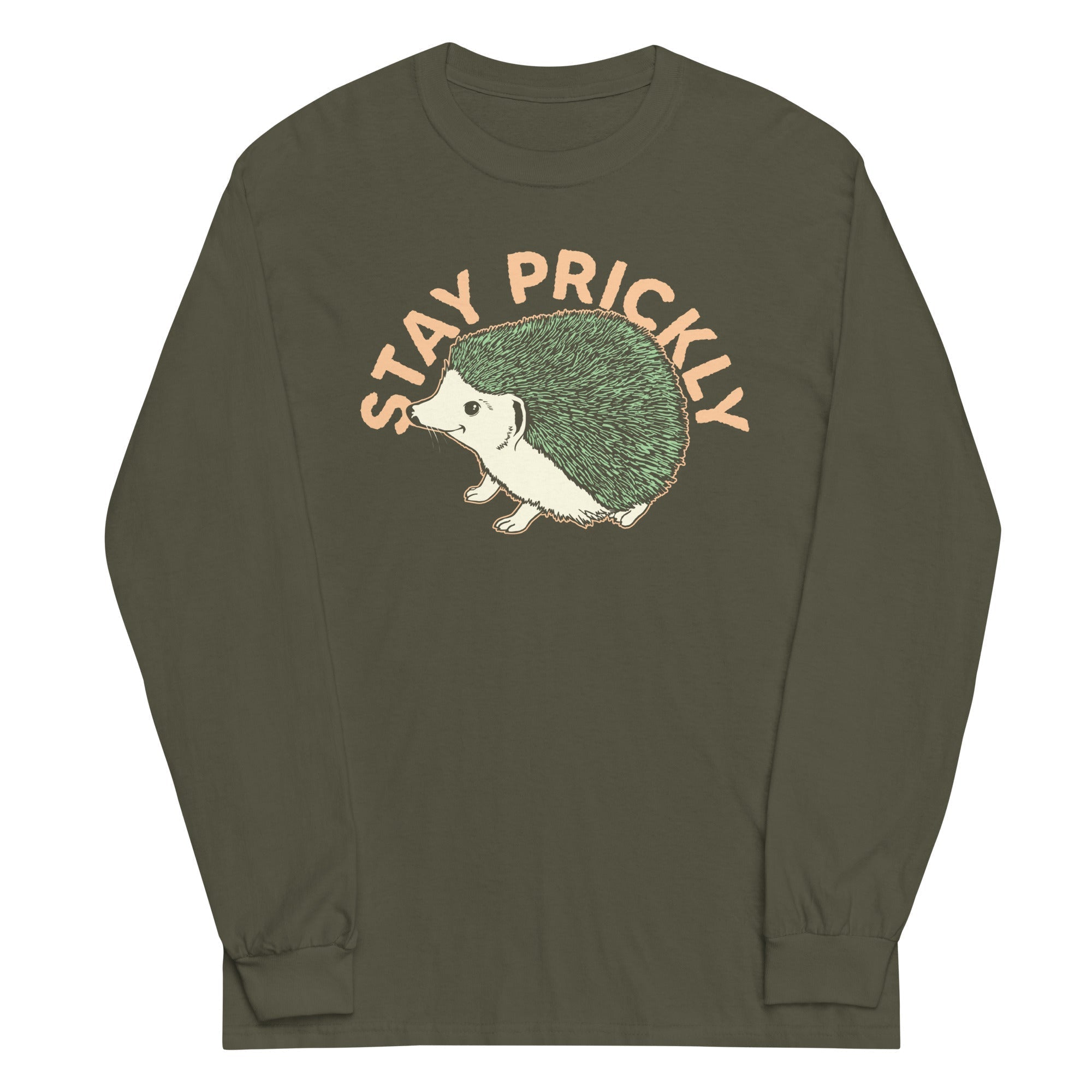 Stay Prickly Unisex Long Sleeve Tee Hoodie, Sweatshirt | CoreVibeTees.com (Image 5)