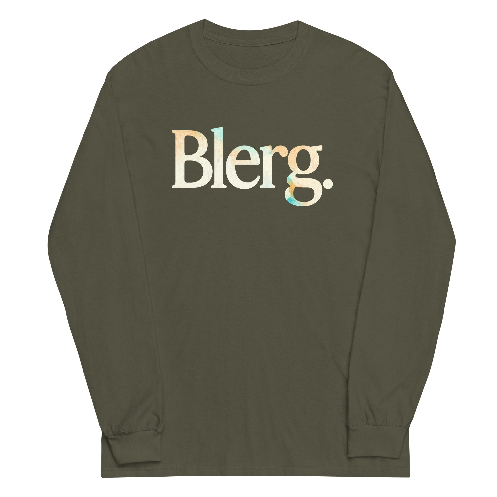 Blerg Unisex Long Sleeve Tee Hoodie, Sweatshirt | CoreVibeTees.com (Image 5)